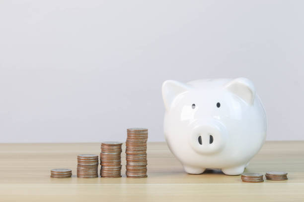 istock Savings are determined by future investment coins. 1479751015