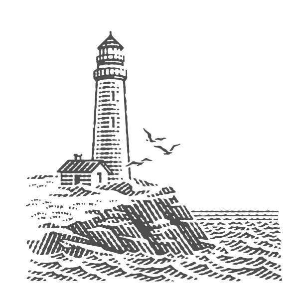 Free Stock Photo of A lighthouse with rocks and a building | Download ...