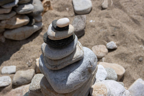 istock Detail of a pebbles tower, Greece 1479781735