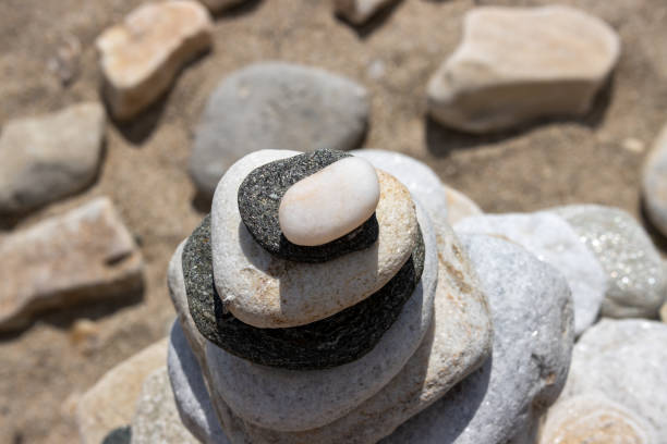 istock Detail of a pebbles tower, Greece 1479781756