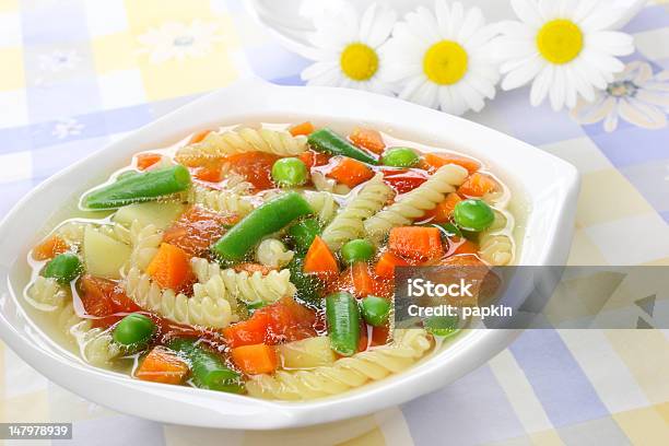 Diet Vegetable Soup Stock Photo - Download Image Now - Bean, Cabbage, Carrot