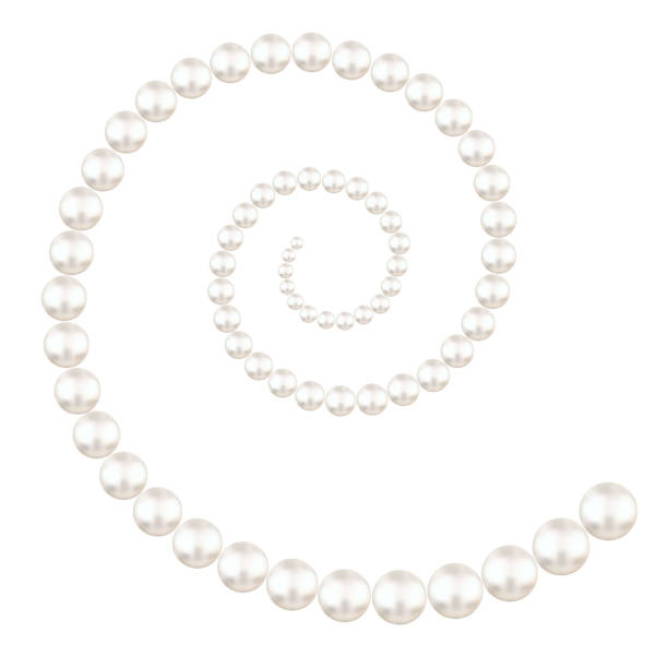 istock Pearls. Beads. Jewelry. Beautiful vector background. Garland. Festive decoration. 1479796628
