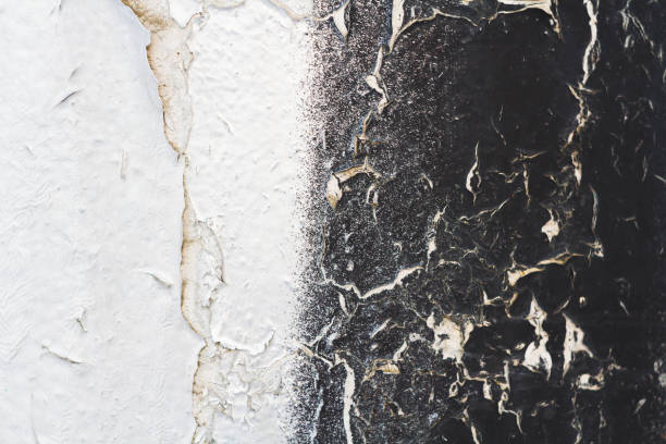 istock Old cracked paint. Grunge wall. The texture of the wall with deep cracks. 1479798831