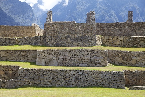 Photo of an interior wall in Machu Picchu