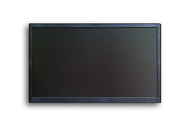 istock wide screen TV isolated with clipping path 147981404