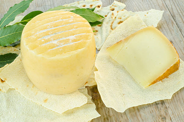 Pecorino Sardo cheese stock photo