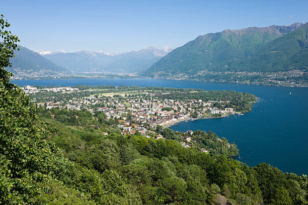 ascona sono lago maggiore - ticino canton immagine foto e immagini stock