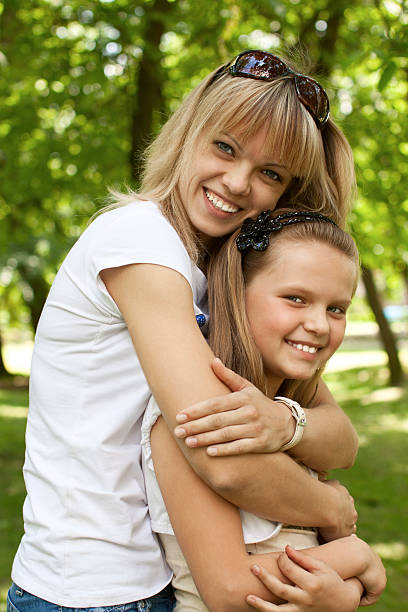 istock Cute mother and daughter 147982534