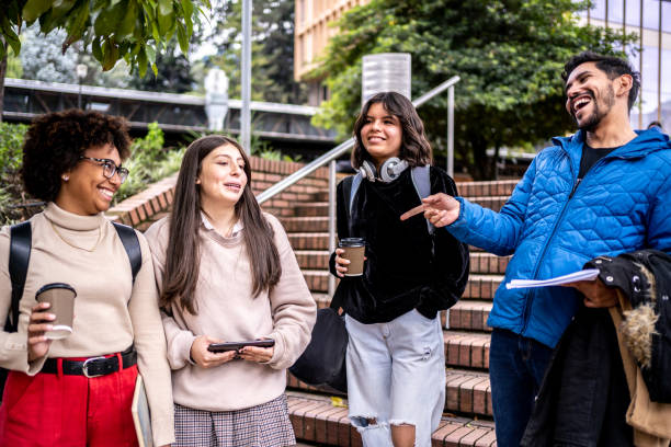 istock Young university students talking on the stairs outdoors 1479826955