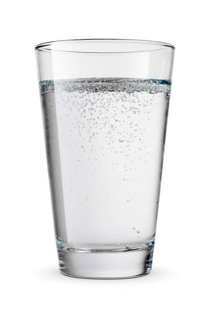 istock Glass of sparkling water isolated white. 1479841215