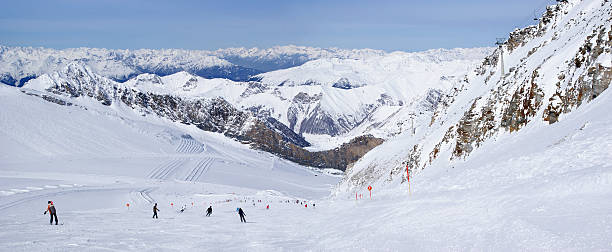 istock slope on the alpine skiing resort 147984785