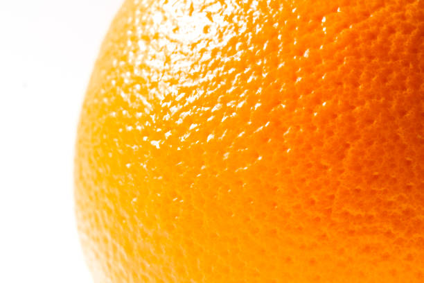 Fresh orange on white background stock photo