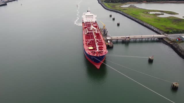 HAFNIA SOYA unloading oil at Belfast Harbour Northern Ireland