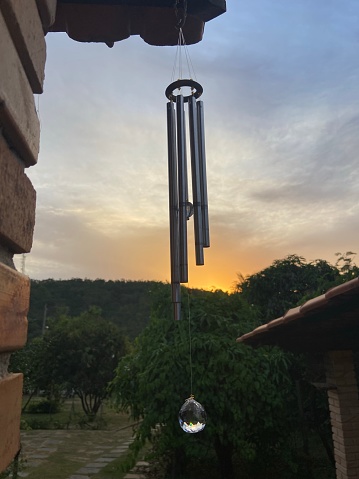 Wind Bell Chime Sunset