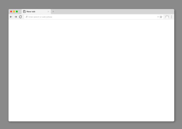 illustrazioni stock, clip art, cartoni animati e icone di tendenza di interfaccia della finestra del browser web internet, scheda della pagina - colpire di testa
