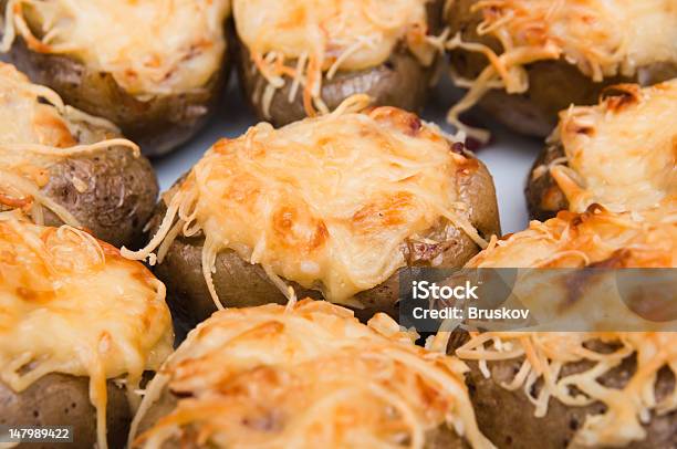 Baked With Mayonnaise And Cheese Stock Photo - Download Image Now - Baked, Baking, Brown
