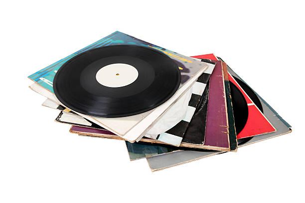 istock Pile of old vinyl records 147990424