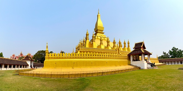 A Buddhist temple serves as a place of worship. Thais are primarily Buddhists. Many religious buildings were built to demonstrate how Buddhism has grown.