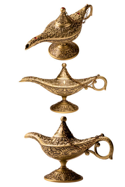 istock Golden Arabian lamp 1479916935