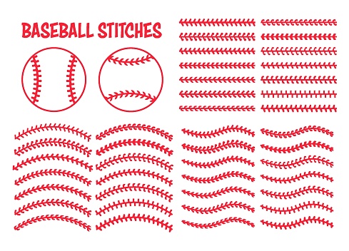 red baseball stitch Popular outdoor sporting events