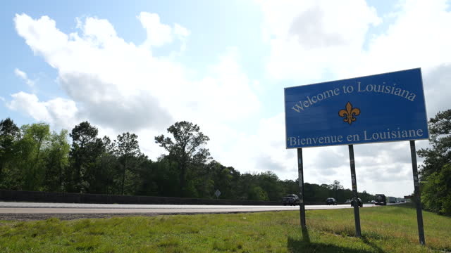 Welcome to Louisiana Travel Sign