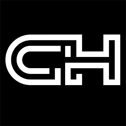 Hc Simpole Simple Design Initial Ch Or Hc Design Template Symbol Stock ...