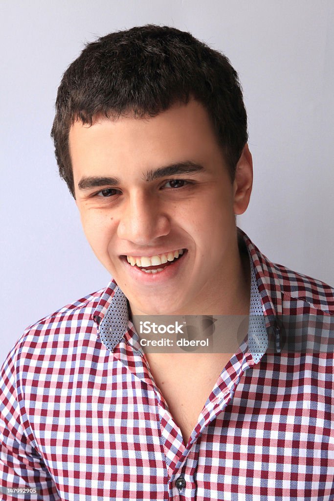 Happy Teenager Portrait of a teenager with a big smile 16-17 Years Stock Photo