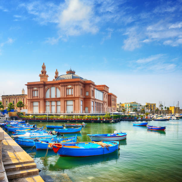 Margherita Theatre was built in 1914 in Art Nouveau style, Bari, Apulia, Italy