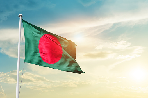 bangladesh waving flag