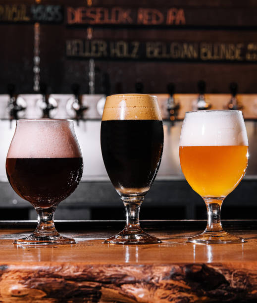 istock craft beer in glasses on table in pub interior 1479955103