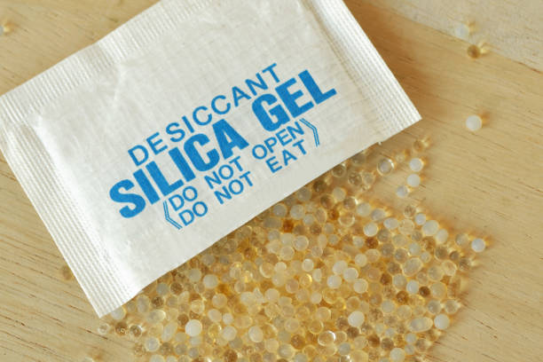 Desiccant silica gel beads with paper bag