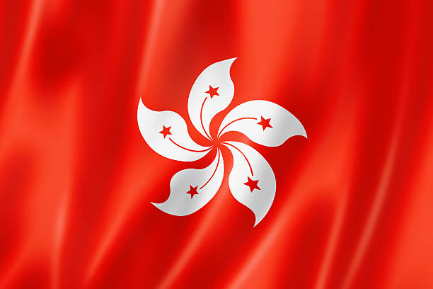 bandera de hong kong - hong fotografías e imágenes de stock