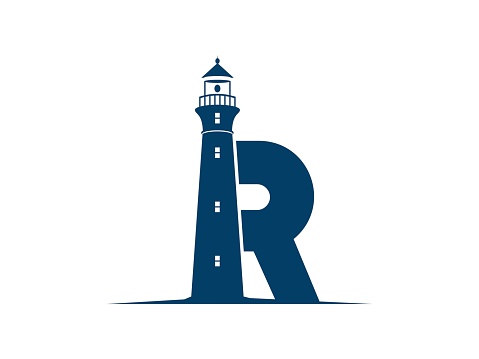 Light house with R initial