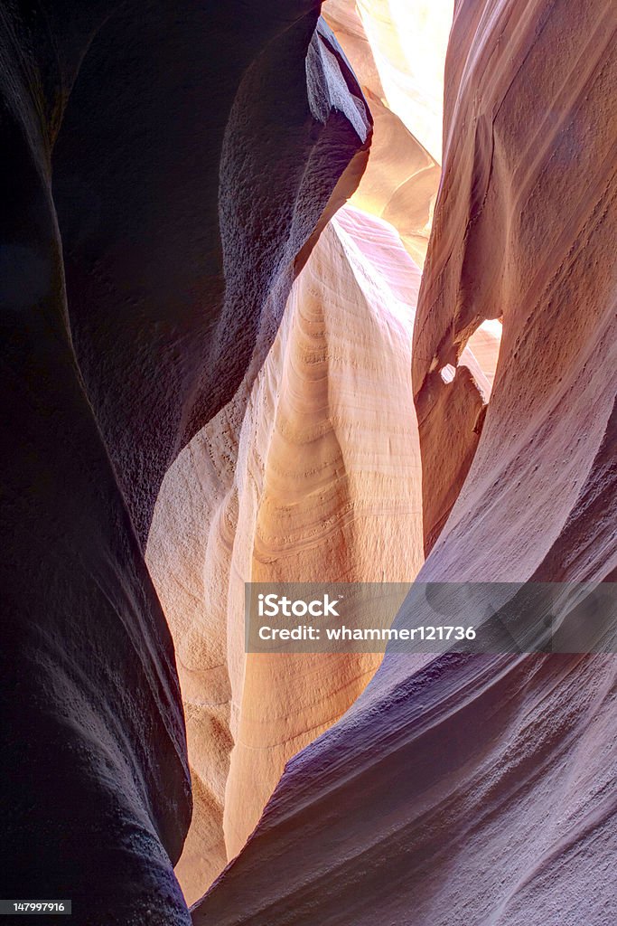 Geformte Lower Antelope Canyon - Lizenzfrei Erodiert Stock-Foto