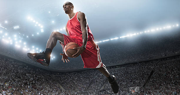 istock Basketball Player Shooting in Mid Air 147997993
