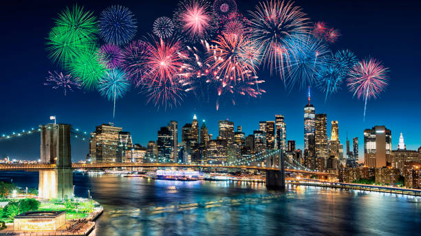 istock Fireworks in New York City 1479980877