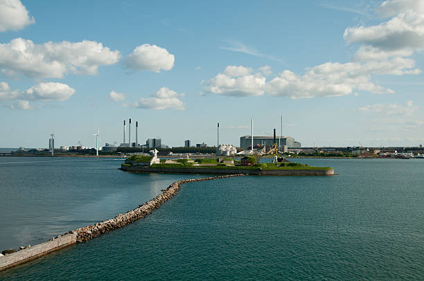 istock Power Station and wind turbines 147998484