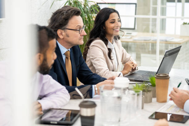 istock Business people talking in boardroom 1479986894