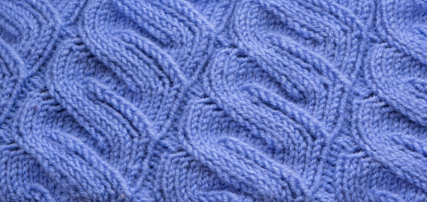 Close up fabric fiber