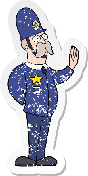 Calling Police Cartoon Sticker 30+ Police Decal Stock Illustrations, Royalty-Free Vector Graphics ...