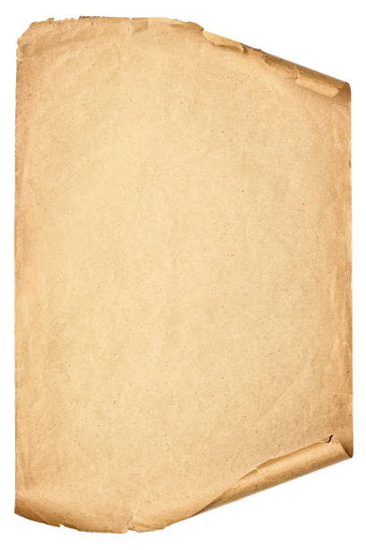 istock old paper texture background, isolated scroll faded from time. 1480004790