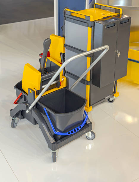 istock Janitors Trolley Wheeled Cabinet 1480013408