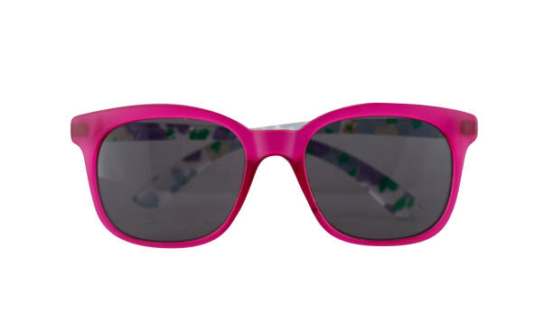 istock Sunglasses with pink plastic frame and gray glass 1480013450