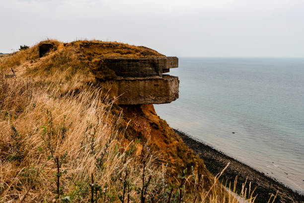 istock Bunker close to Octeville-sur-Mer, Normandy, France 1480015105