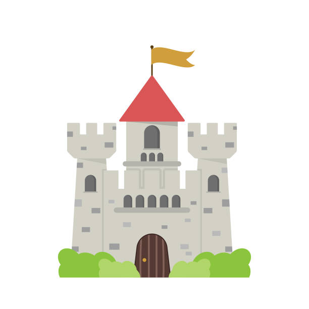 Princess Castle Icon Vector Design. Editable to any size. Vector Design EPS 10 File. castle stock illustrations