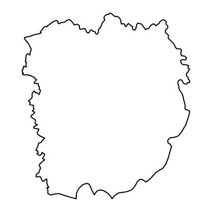 Ilustración de Litoralmapa De Carniola Interior Región De Eslovenia