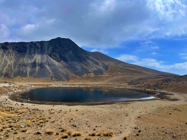 istock Moon lagoon in Nevado de Toluca volcano with two lake craters 1480024319