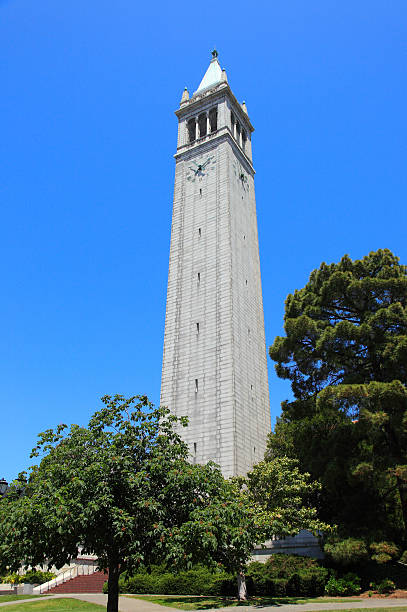Campanil tower Campanile tower in Berkeley, california berkeley california stock pictures, royalty-free photos & images