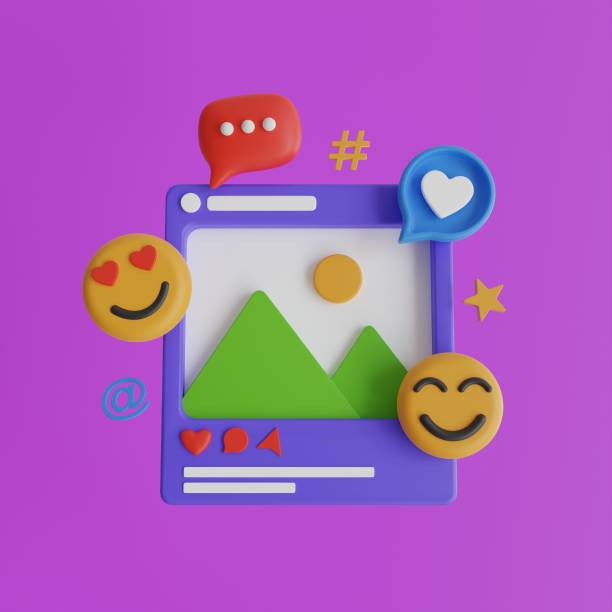 istock 3D Social media platform, online social communication applications concept. 1480030821