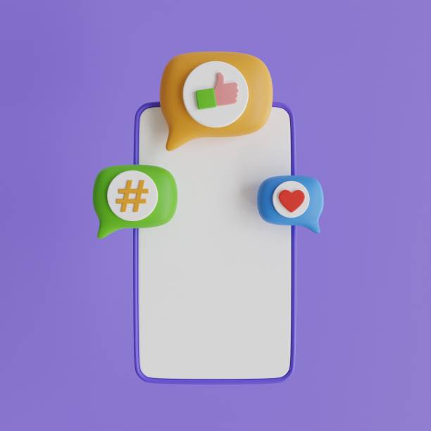 istock 3D Social media platform, online social communication applications concept. 1480030855